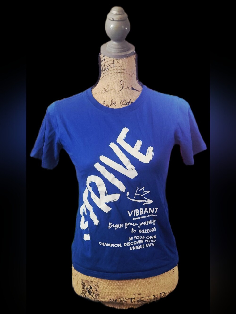 #KC101 Urban Heritage Royal Blue Tee with White Print